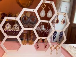 Lot de 9 paires de boucles d'oreilles NEUVES