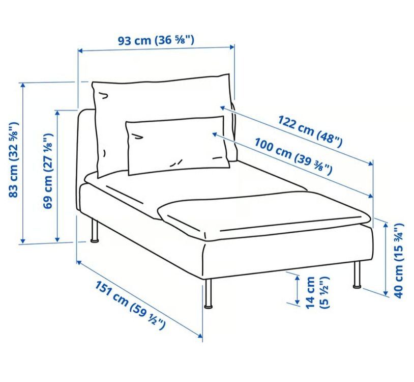 Liegen & Liegestühle: Sofa, Söderham Recamiere – Gebraucht aus Olten von quality 4