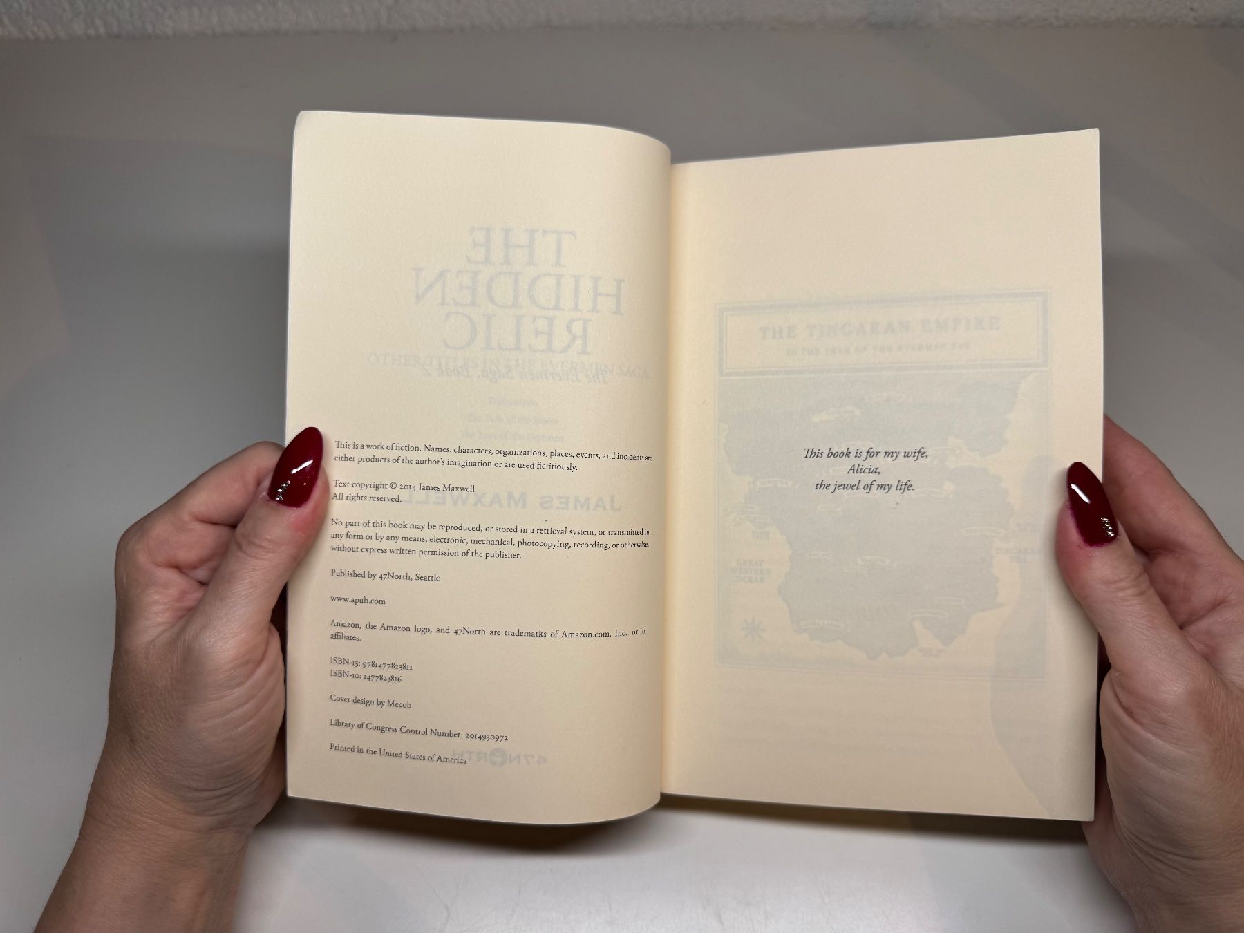 Libri: NOVEL: James Maxwell, The Hidden relic – Usato da Grosswangen venduto da English_books 2
