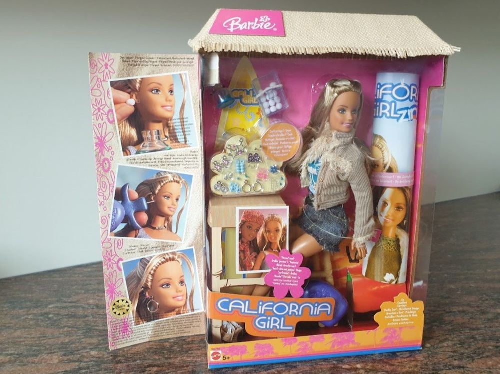 Earrings Barbie California Girl 2004 Puppe Barbie Cali Girl