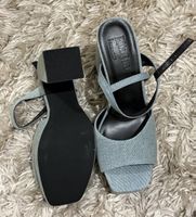 Ria Ora x Primark Pumps Gr. 38 Sommer-Sandalen Denim-Look