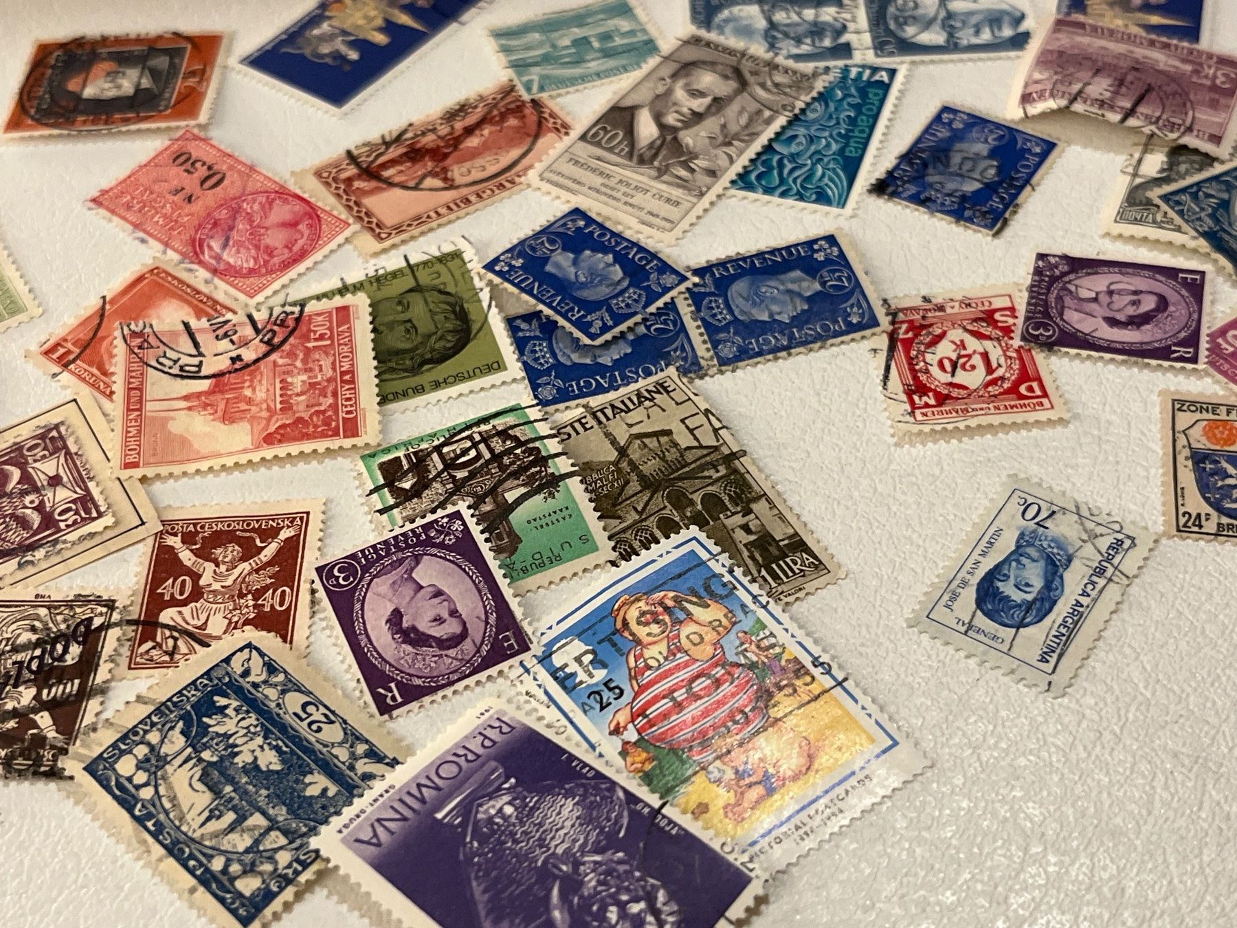 Tutti i francobolli: Lot 39: Lot mit mix Briefmarke – Usato da Chiasso venduto da AzenYa