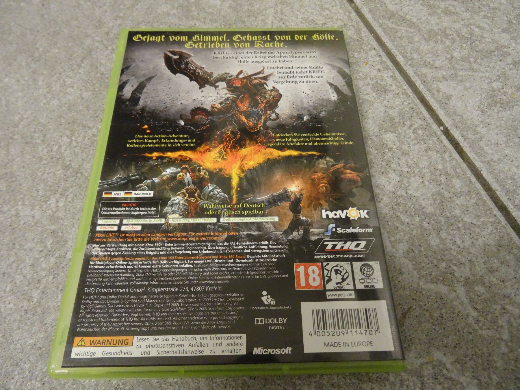 Microsoft Giochi: Darksiders XBOX 360 – Usato da Olten venduto da Disc-Ausverkauf 2