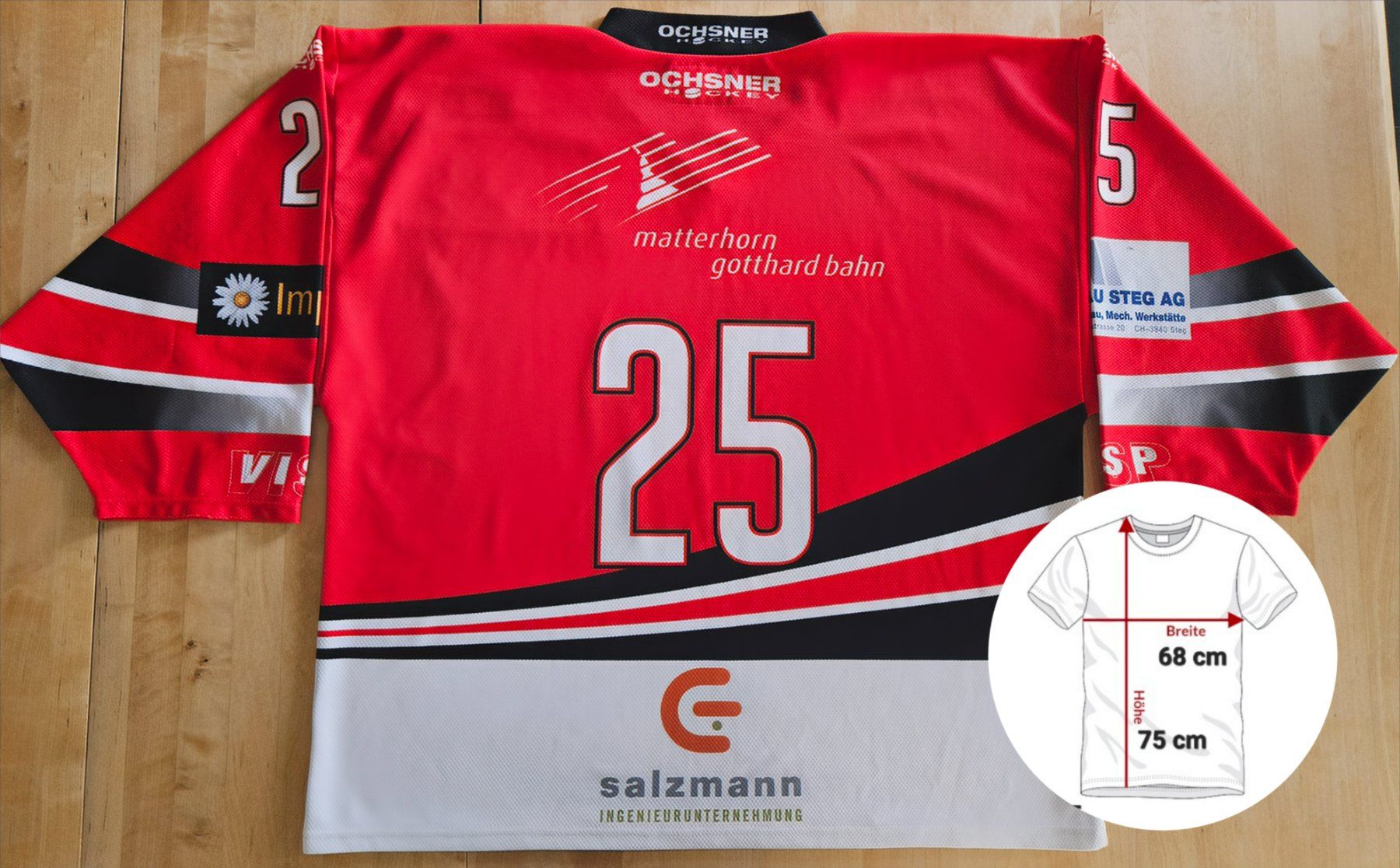 Leibchen & Hosen: EHC Visp 3 Trikots + Shirt – Gebraucht aus Hägglingen von United-Village-Trade 8