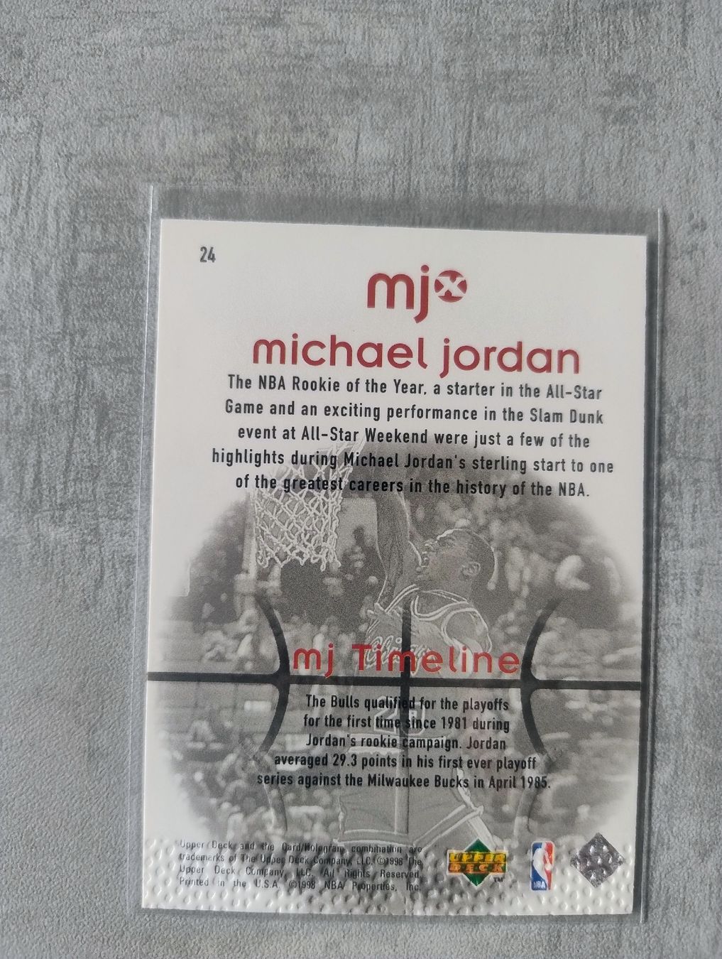 Nba Cartes à collectionner: NBA Upper deck MJx Michael Jordan Timeline – Neuf (Voir description) à Martigny par jul_7s5x 1