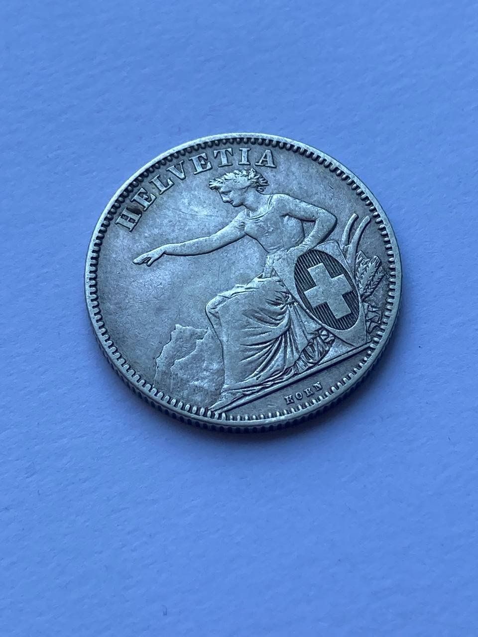 Tutti le monete: Schweiz 2 Franken 1860 fast vorzüglich – Usato da Muralto venduto da manueldisaba01 2