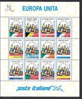 Italien Serie 2254 - 2265 Kleinbogen Europa ** 20.1.1993