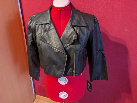veston simili cuir