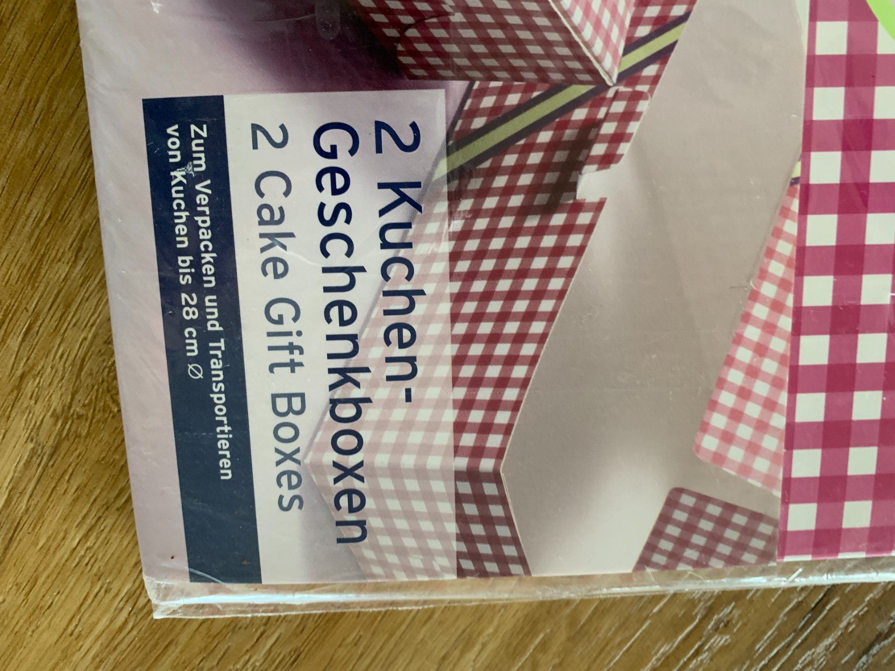 Teglie da forno: TCHIBO 2 Kuchen Geschenkverpackungen Boxen NEU – Nuovo e nell'imballaggio originale da Wolfwil venduto da NewGirl 1