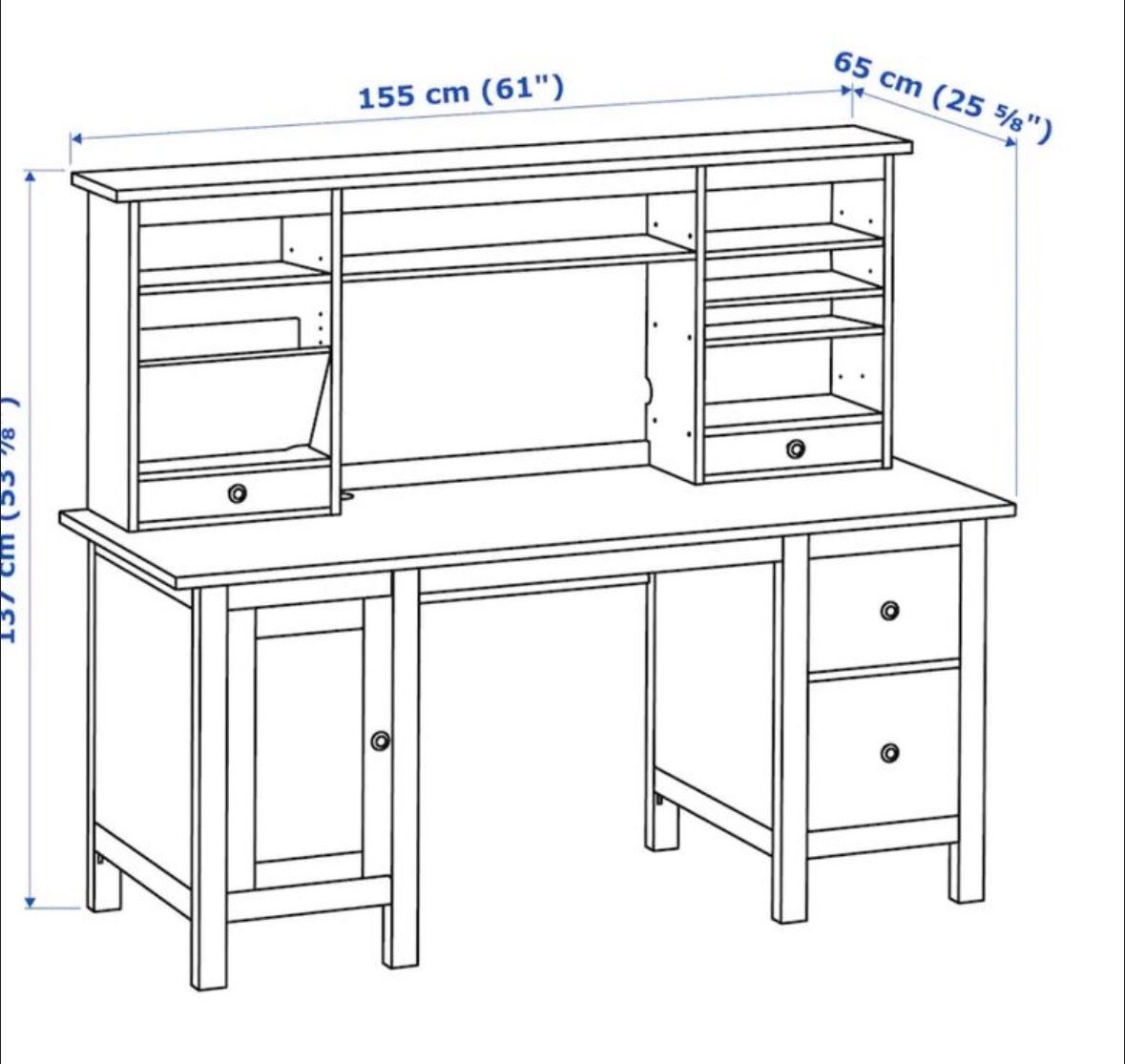 Ikea Scrivanie: Schreibtisch mit Aufsatz – Usato da Rapperswil SG venduto da reb_6fhl 4
