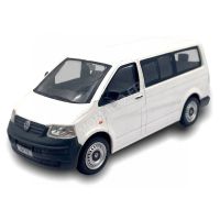 VW T5 Bus Transporter Phase I 2003-2009 weiss / schwarz 1:43