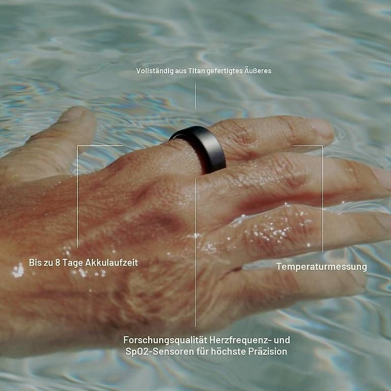 Oura Anelli: OURA Smart Ring 4 (brushed silver, 11) – Usato da Adligenswil venduto da webgatehoster 1