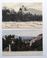 Arlesheim Schloss Birseck Blick ins Dorf 1906;