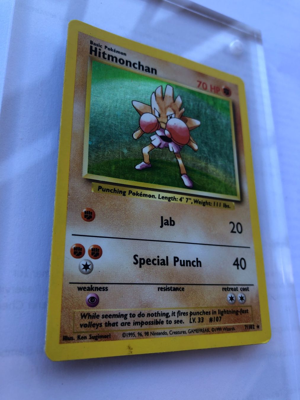 Carte collezionabili: Hitmonchan Holo Base set - HP - ab 1.- – Usato da Giubiasco venduto da dan_pr8b 1