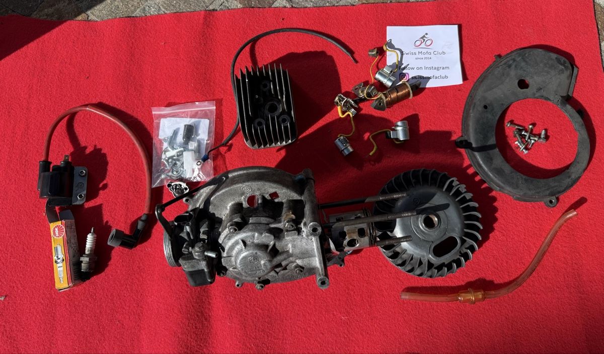 Motoren: Rennmotor MALOSSI Motor Mofa Piaggio ciao si  – Gebraucht aus Comano von brian.diamond