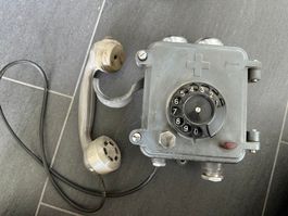 PTT Telefon Modell 50 f. rauhe Bedingungen Wandapparat