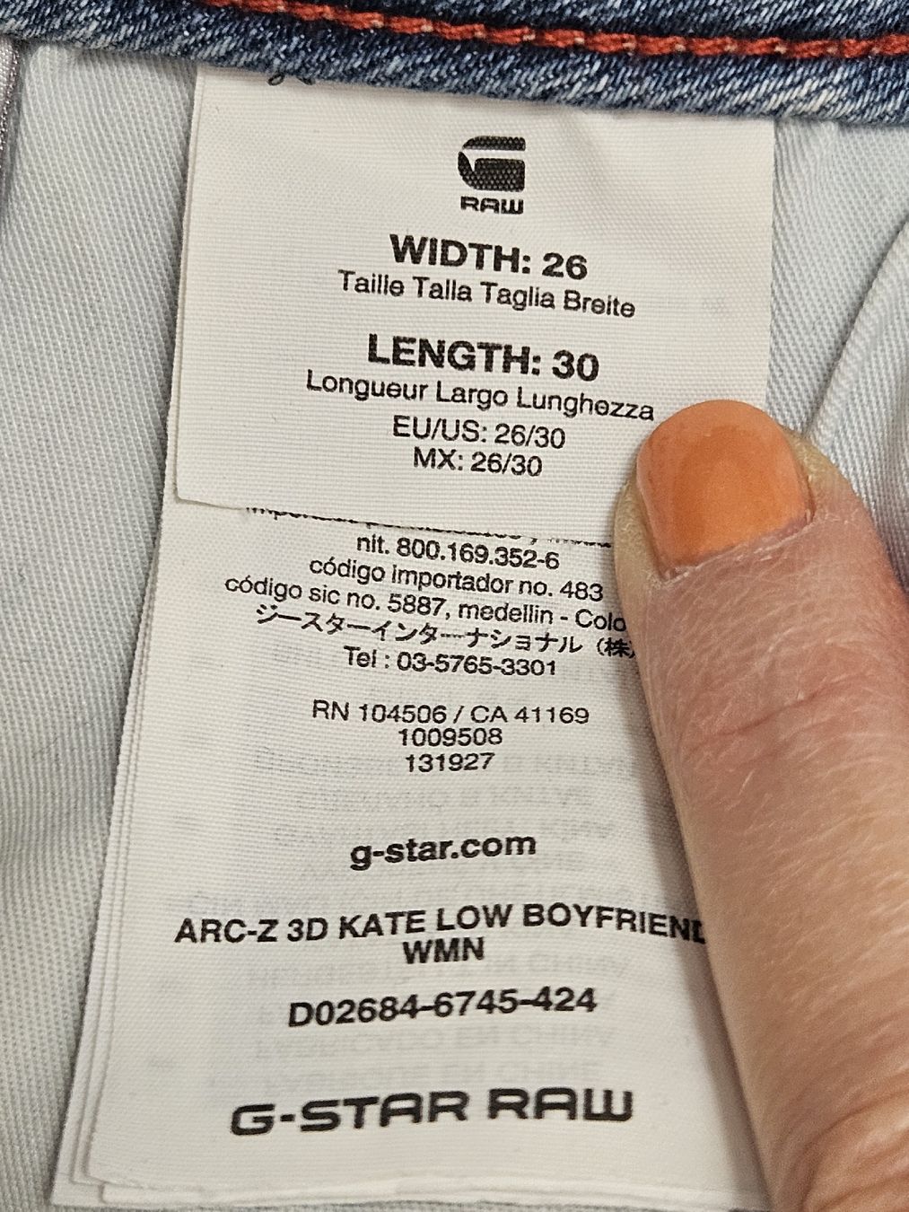 Jeans: G-Star Jeans Boyfriend – Usato da St. Gallen venduto da Bonita2026 1