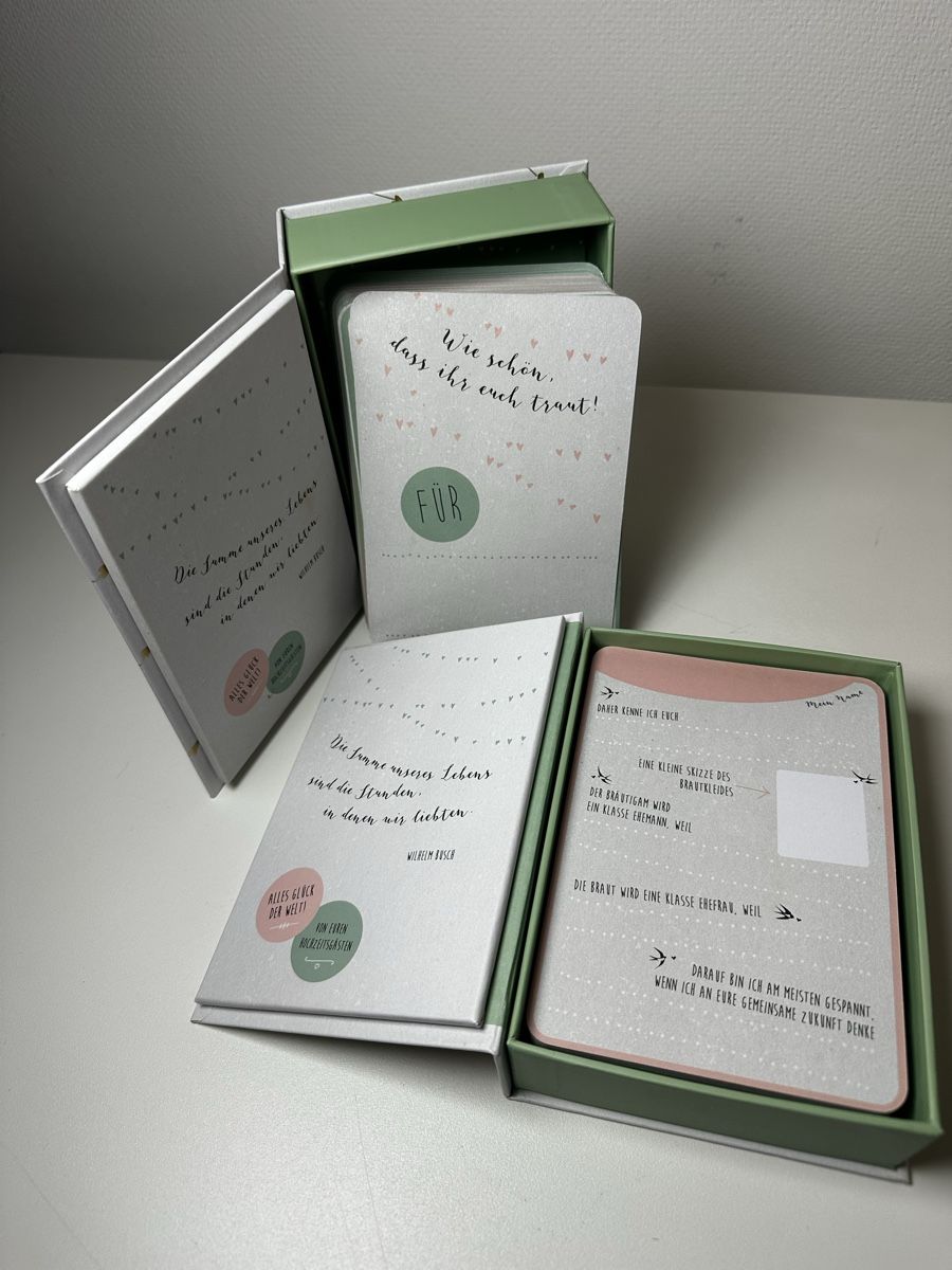 Cartes: Hochzeitskarten Set  – Neuf (Voir description) à Zürich par perleffekt91 1