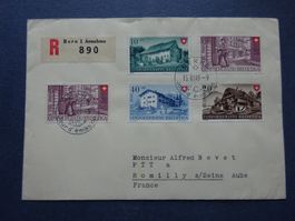 1949 Pro Patria FDC französisch