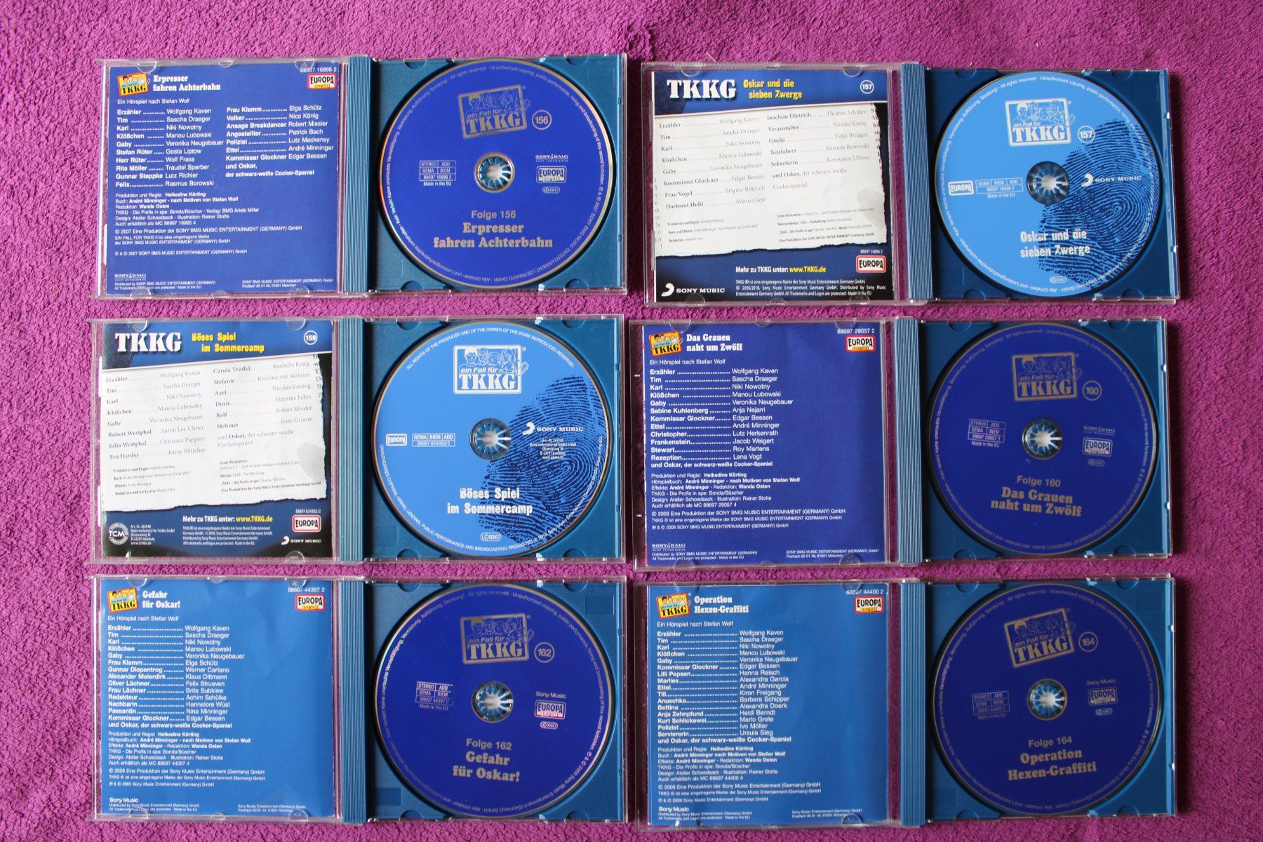 CDs: 6 - TKKG - Hörspiel - CD´s – D'occasion à Müllheim Dorf par Seeeule01 7