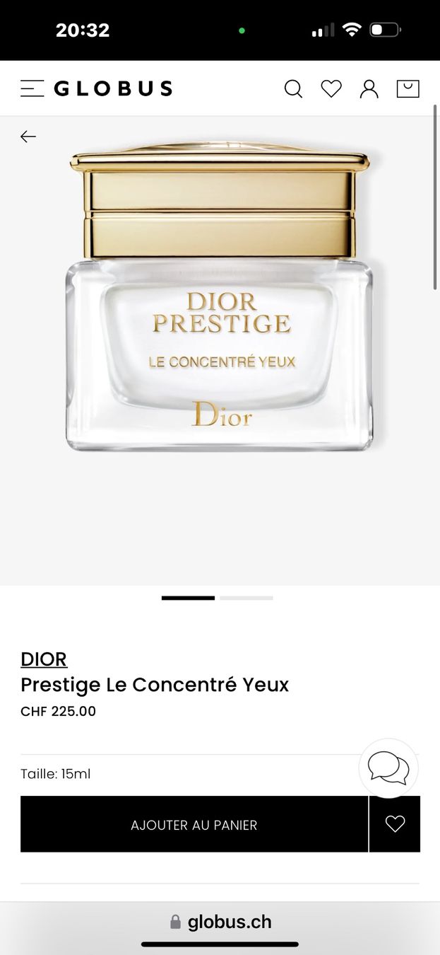 Dior Soins du visage: Dior prestige creme les yeux – Neuf (Voir description) à Pully par Natala 3