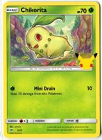 Chikorita McDonald's Pokémon Promo 2/25