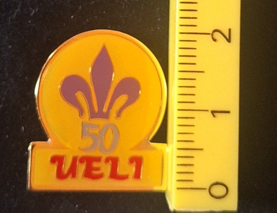 Plaketten & Abzeichen: Pin 50 Jahre Ueli – Gebraucht aus Zug von Sdoerfli
