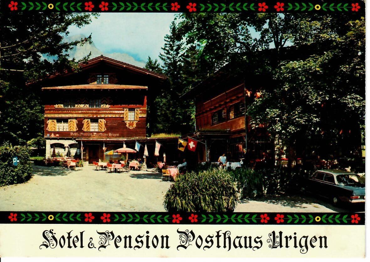 Cartoline postali: Hotel & Pension Posthaus Urigen – Usato da Hochdorf venduto da Ziegel-16