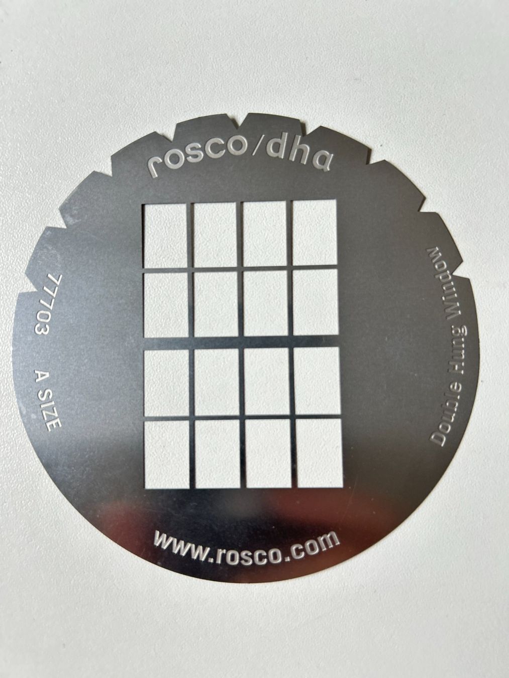 Sciablone: 15 Rosco Gobo, Grösse A - Schablonen – Usato da Ettingen venduto da sagada81