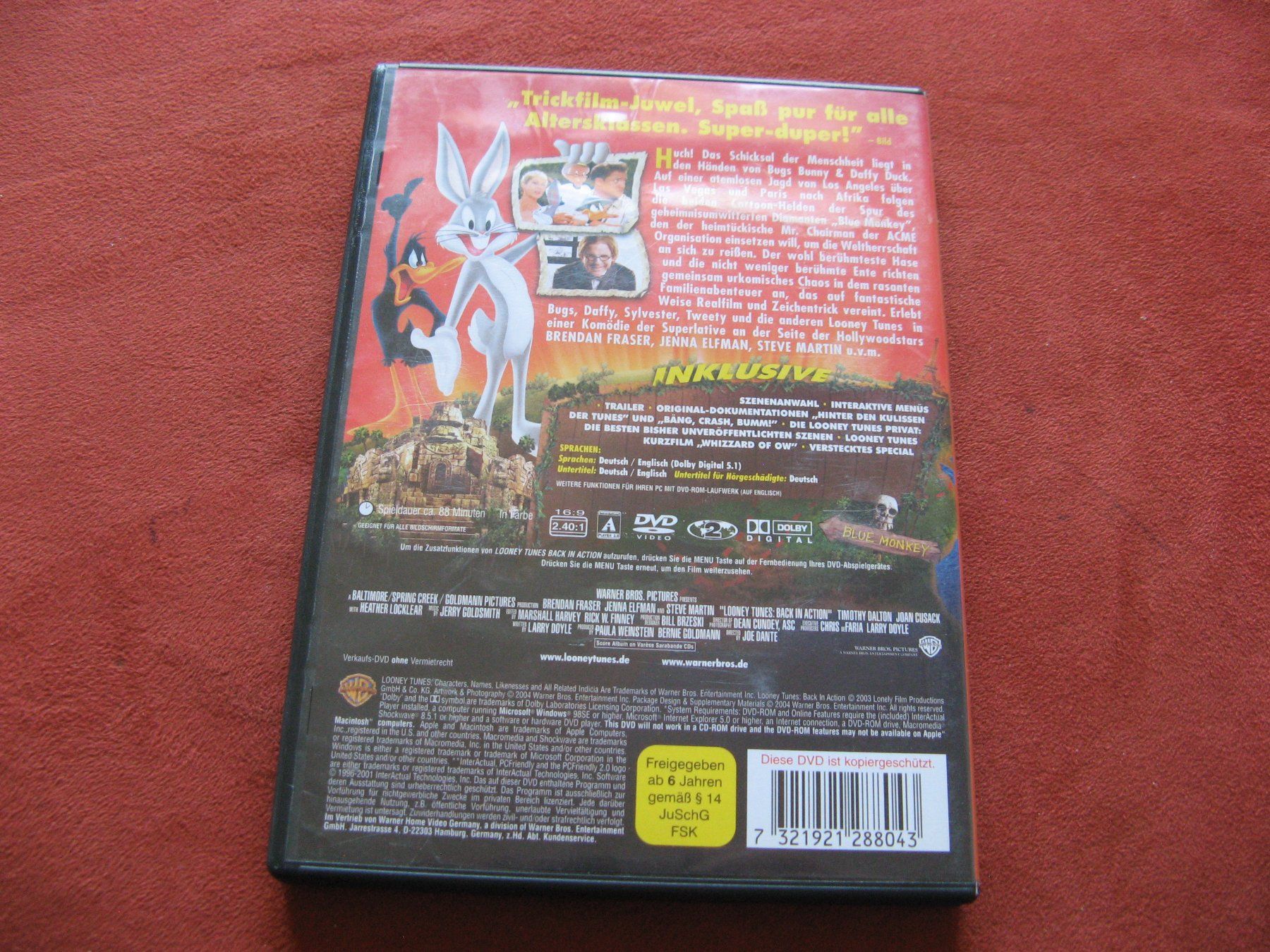 Tutti i DVDs: DVD Looney Tunes back in Action – Usato da Zürich venduto da apil 1