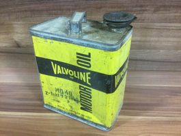 Gebrauchter Valvoline Motoröl Blech Kanister