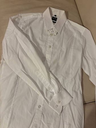 Männerhemd weiss, 40