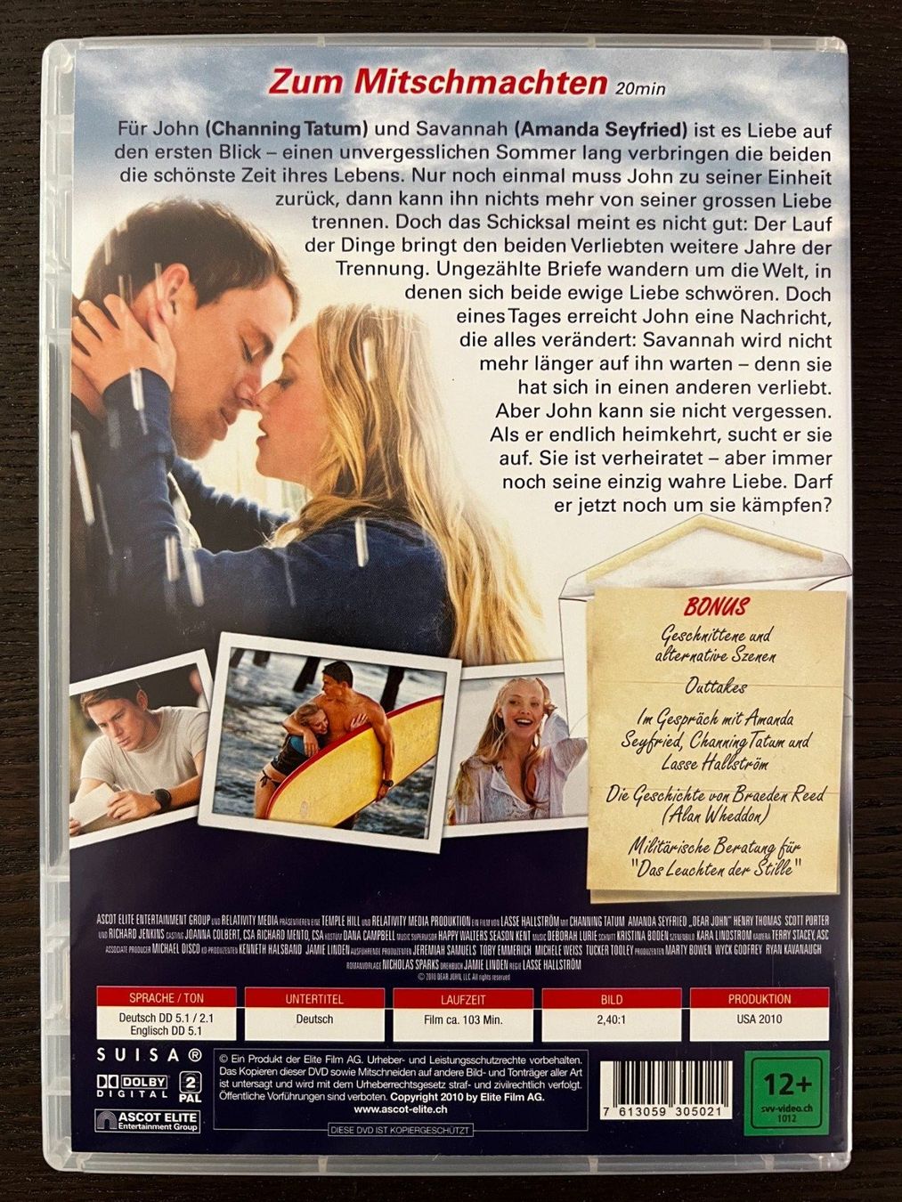 Tutti i DVDs: Dear John – Usato da Zürich venduto da FilmFreunde 1