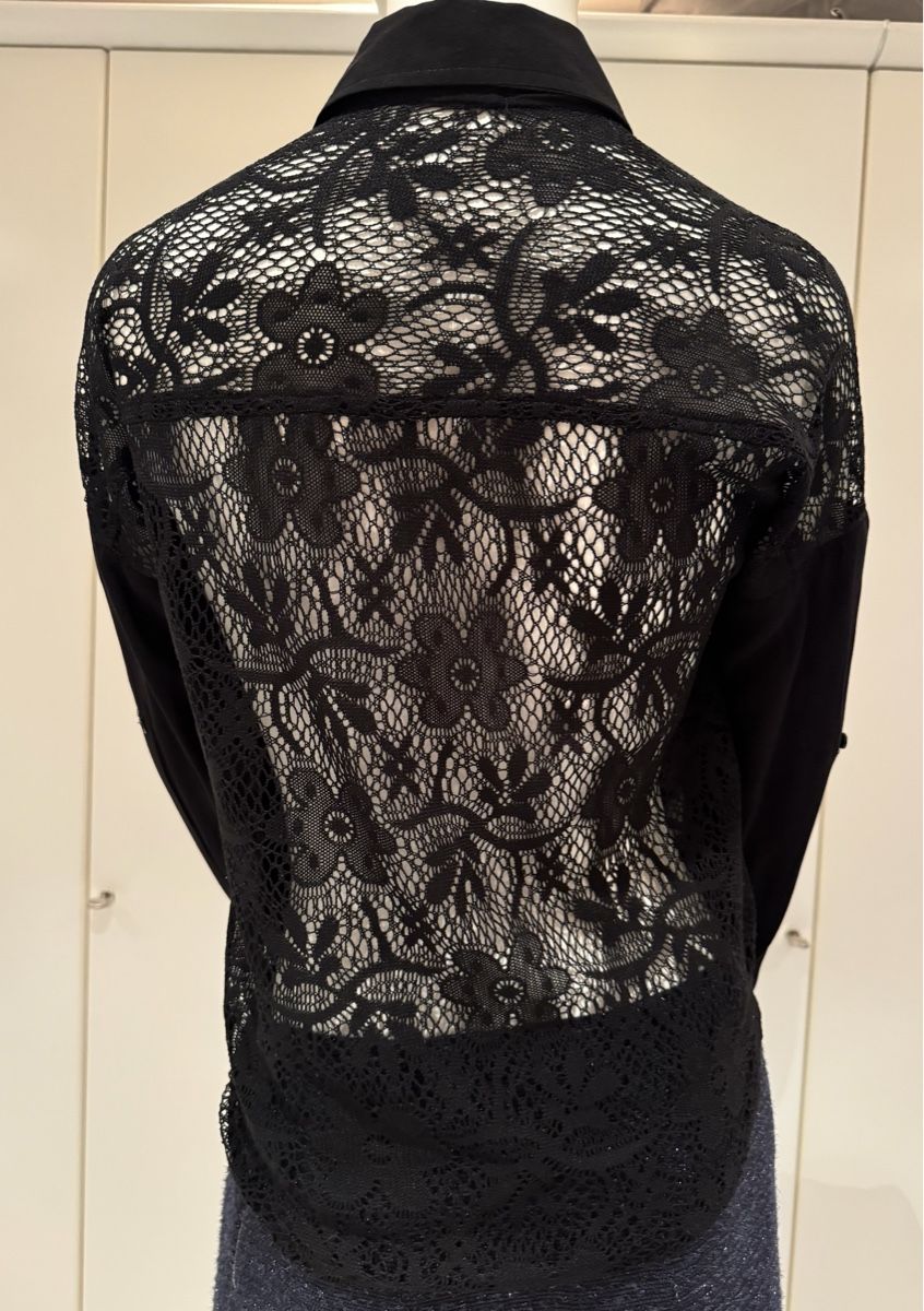 Camicette: Chemisier noir dentelle 36 – Nuovo (secondo la descrizione) da Genève venduto da flocon06 1
