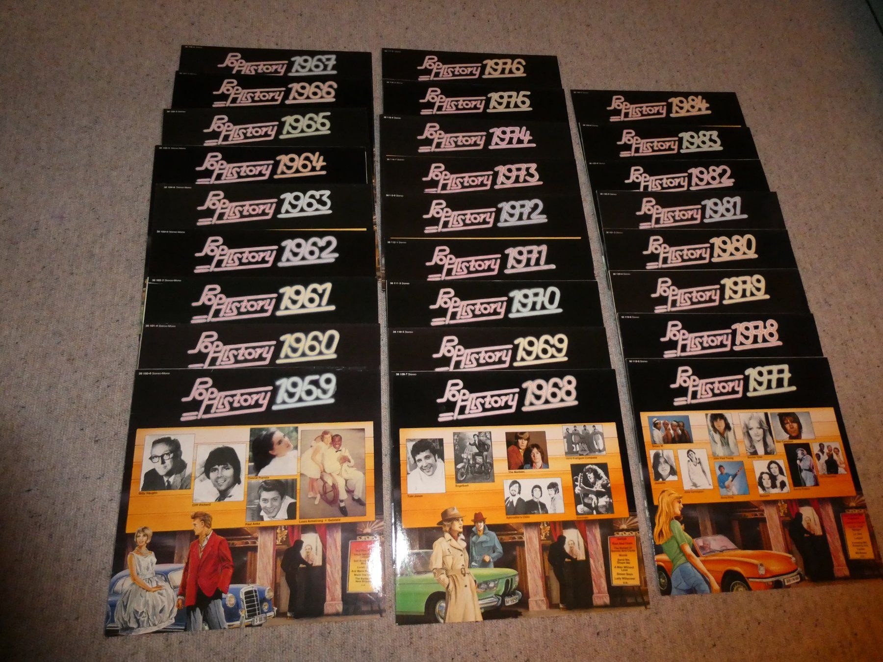Dischi in vinile: Pop History 1959-1984 Schallplatten LP – Usato da Tann venduto da Charly65