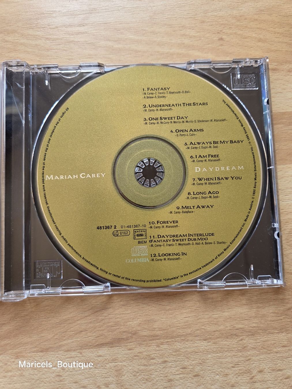 CD: Mariah Carey Daydream CD album – Usato da Winterthur venduto da Maricels_Boutique 3