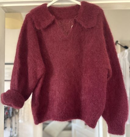 PULLOVER AVEC 80% KID MOHAIR! M
