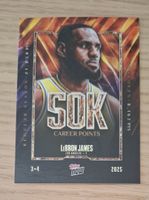 LeBron James Topps Now 50K NBA card