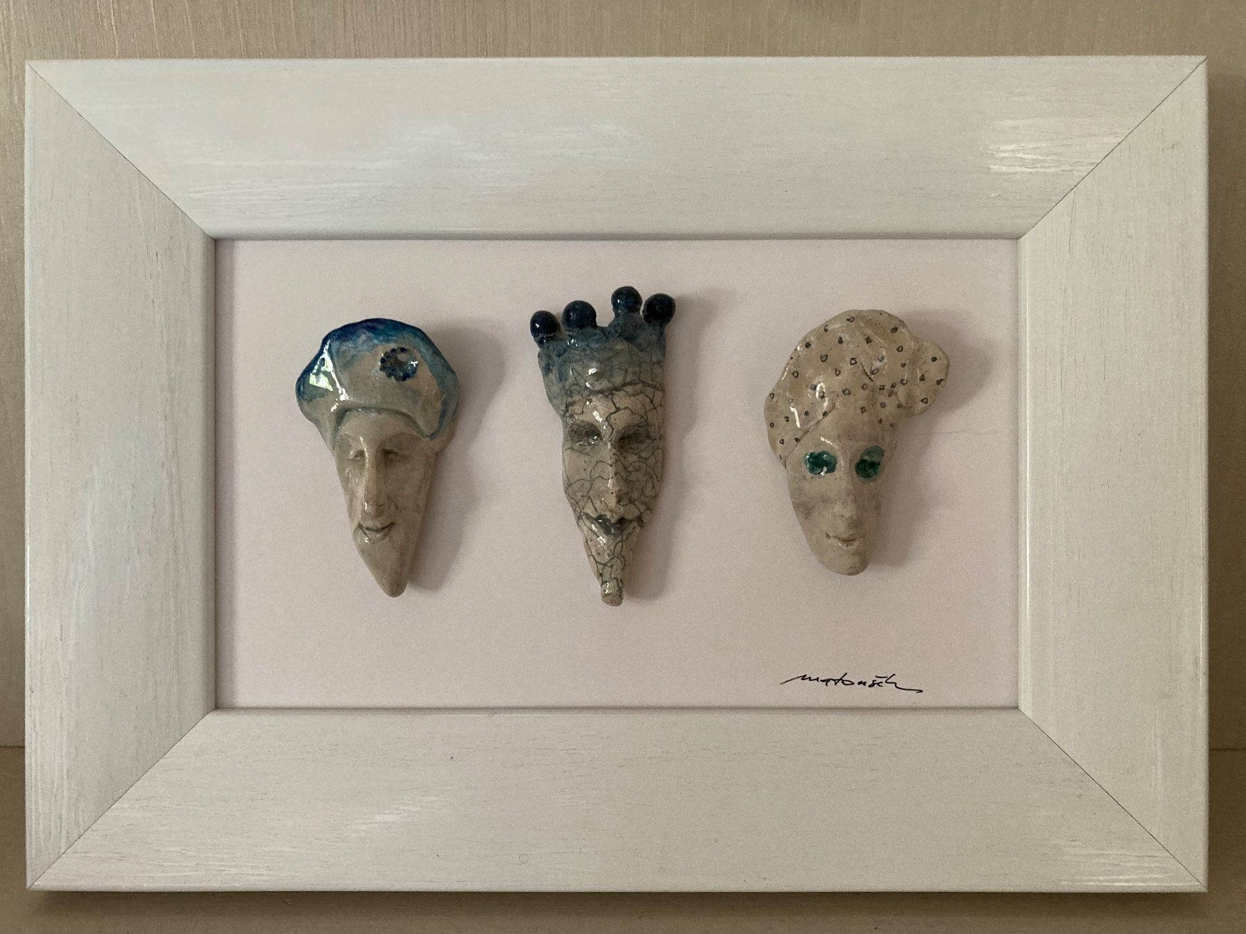 Skulpturen & Statuen: Keramikskulpturen in Rahmen – Gebraucht aus Bolligen von abara1