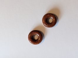Design Donut Goldfluss 1.5cm - für Kreolen & Halsketten