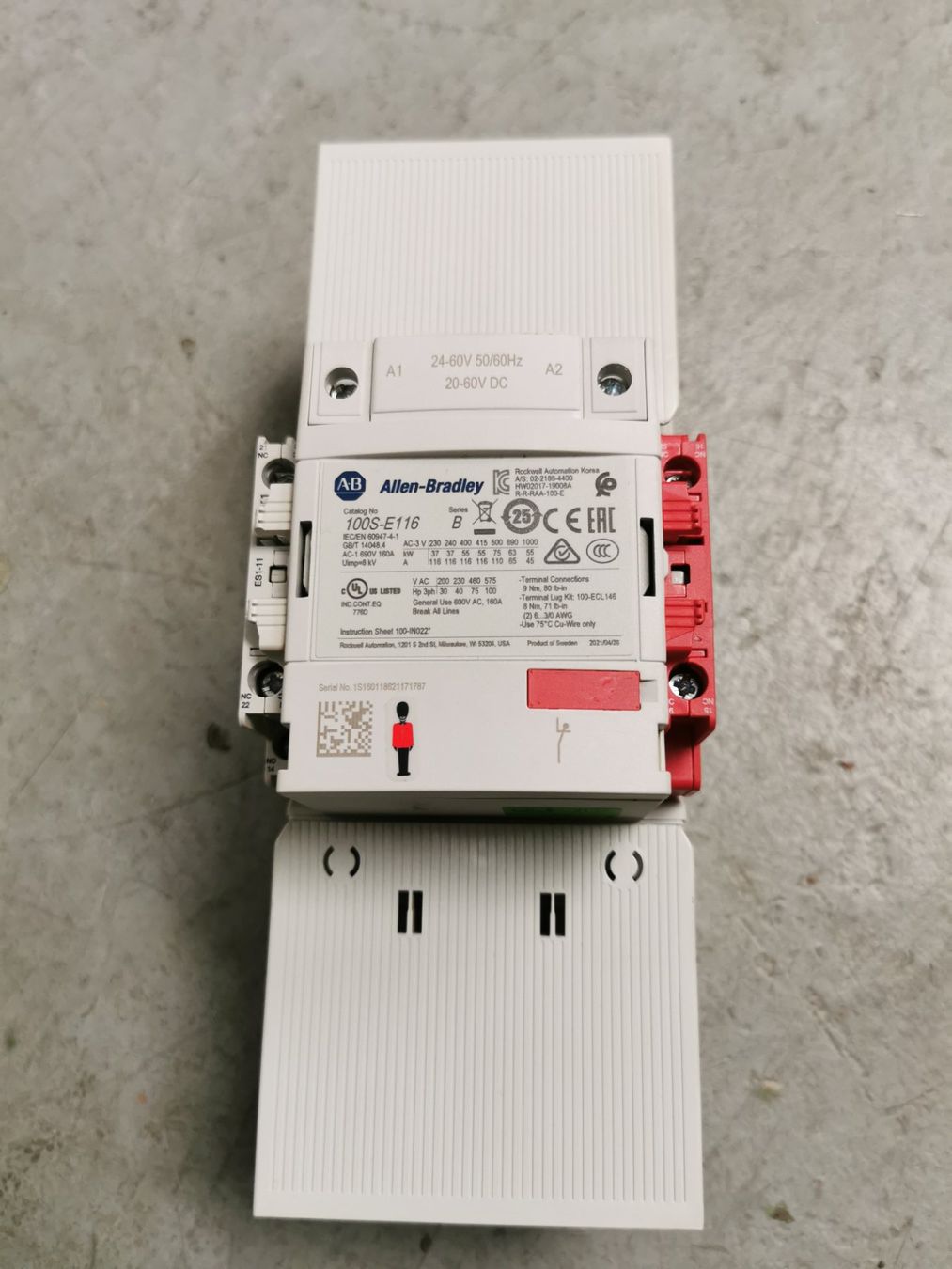 Componenti elettronici: Allen-Bradley 100S-E116 Schütz – Usato da Niederlenz venduto da Chevy_V8
