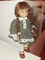 Heidi Ott, Sammlerpuppe mit Zöpfen & Kleidchen, gross