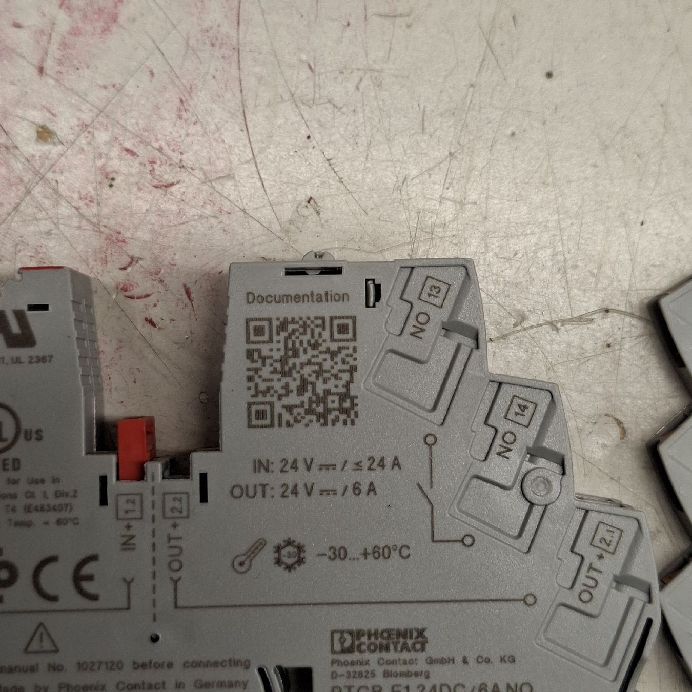 Phoenix Contact Elektronikbauteile: 4 Stk.Phoenix Contact PTCB E1 24DC/6A NO elektrisch.Gerätesc – Neu (gemäss Beschreibung) aus Strengelbach von Zimba03 1