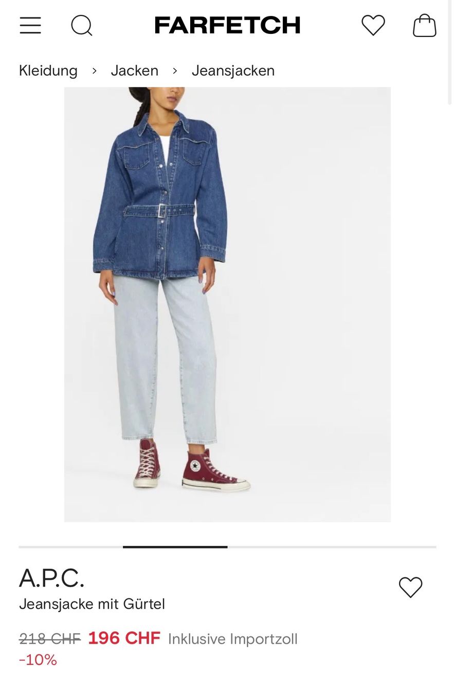 Giacche: A.P.C – Usato da Fribourg venduto da waves55 1