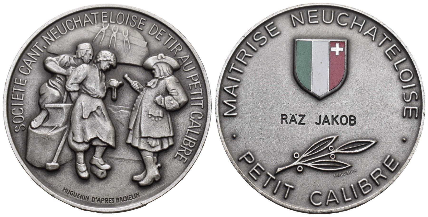 Medaillen: Neuchatel O.J – Gebraucht aus Bern von numismatictops