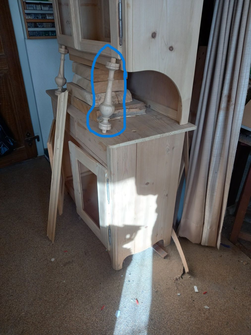 Articoli in legno: 2 Antike Holzzapfen gedrechselt – Usato da Roggwil BE venduto da Ruefi222