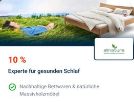Allnatura 10% Rabatt Gutschein