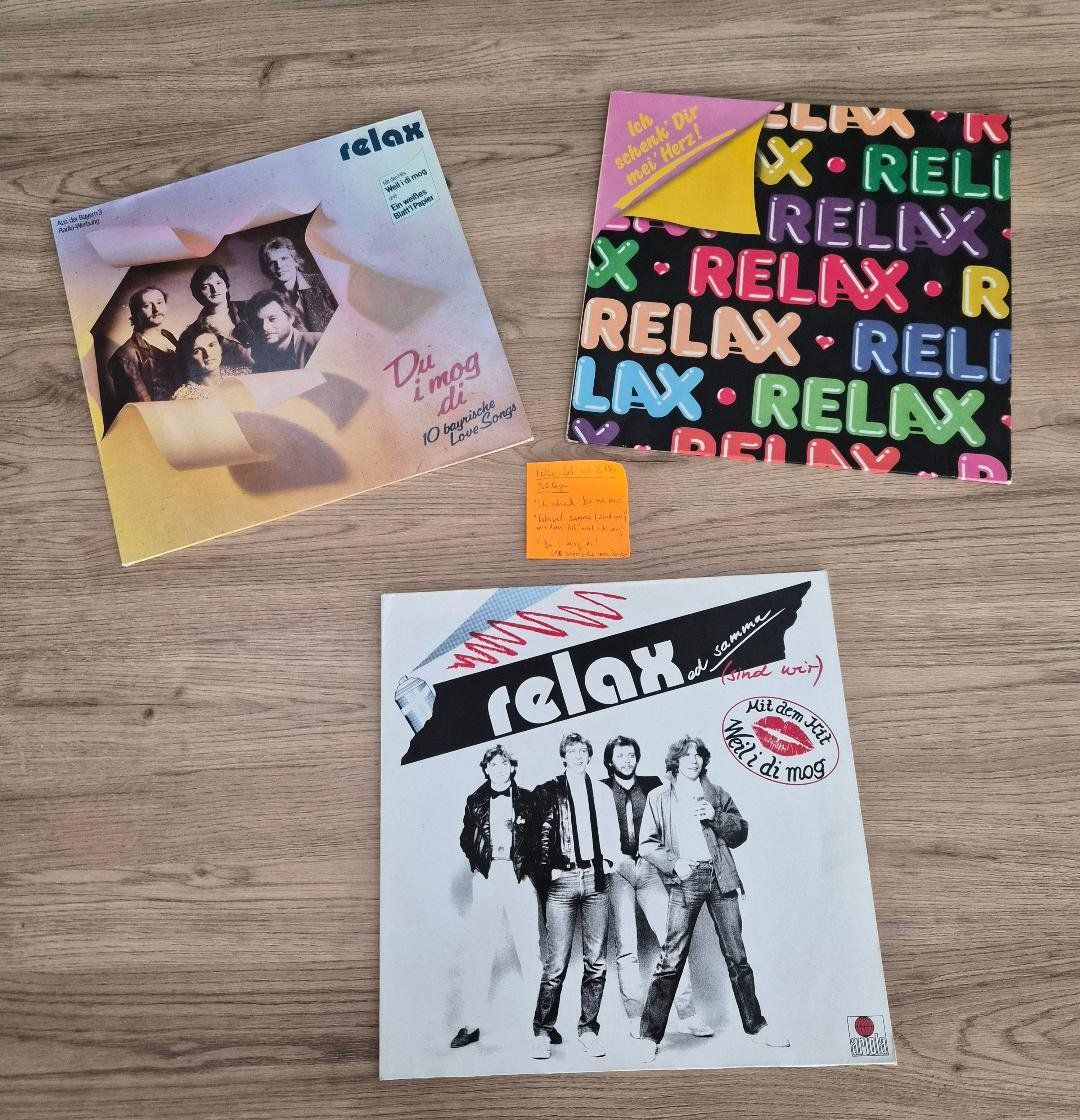 Dischi in vinile: Schallplatten LP Sammlung Schlager Hits "Relax" 3 Alben – Usato da Dielsdorf venduto da Haesi0