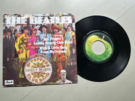 BEATLES tolle rare Single Sgt Pepper lonely heart club band