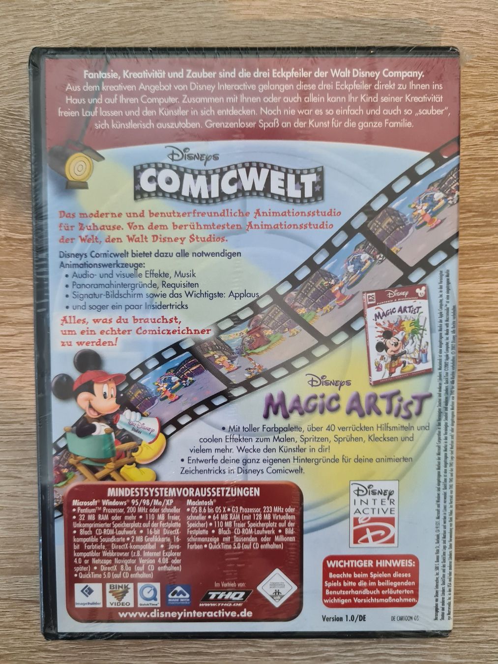 Giochi: Disney Magic Artist Deluxe - NEW - PC – Nuovo e nell'imballaggio originale da Carouge GE venduto da Franllo 1